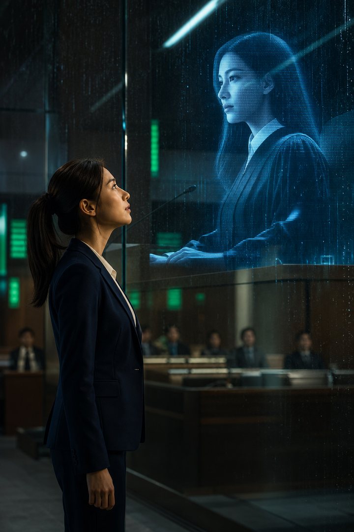 The Algorithm of Her Heart — courtroom drama
